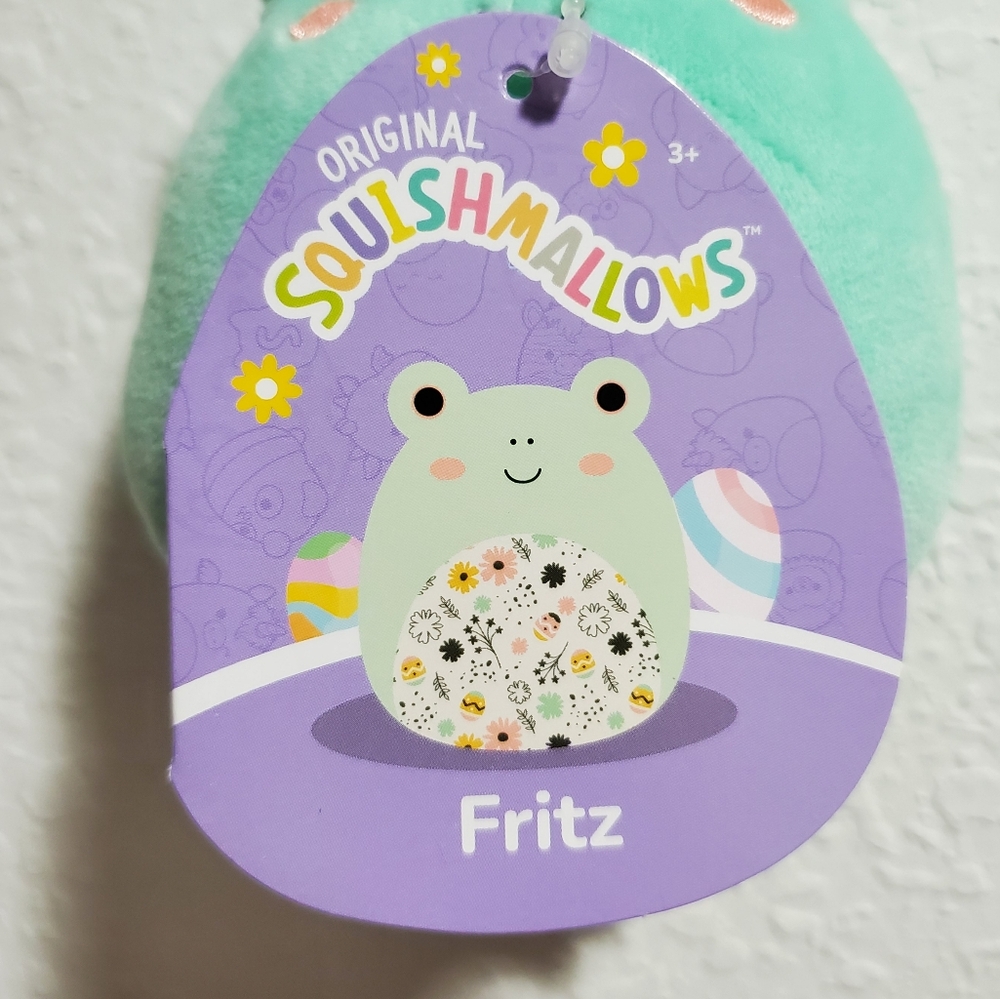 NWT Fritz, The Frog Squishmallows Clip - Picture 5 of 7